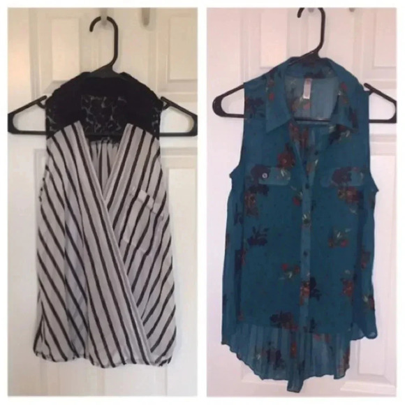 sheer tops-bundle Of 2 - Picture 1 of 6